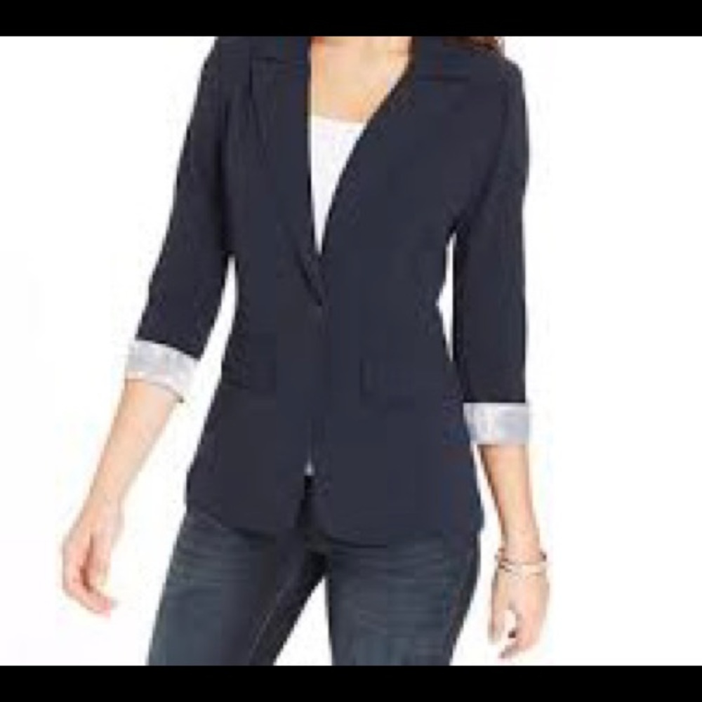 π HP βοΈ Firm Price βοΈBCX Blazer Medium Navy Blue - Picture 1 of 7